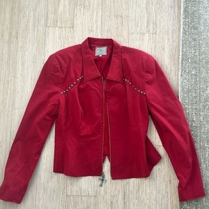 Double D Ranch red jacket size large